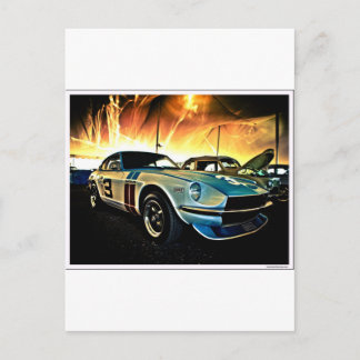 Cartão Postal Carro Datsun Z Race