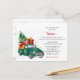 Cartão Postal Carro de Árvore de Natal Bonito Deslocado Feriado  (Frente/Verso In Situ)