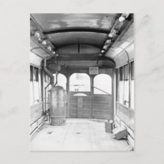 Cartão Postal Carro de Bonde da Linha de Strang