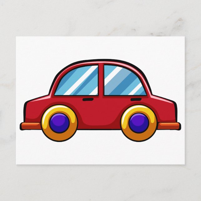 Cartão Postal Carro de brinquedo (Frente)