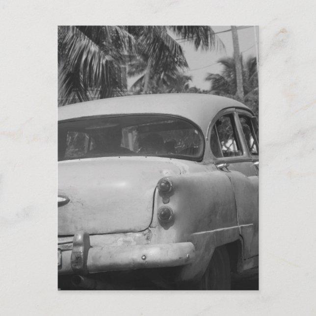 Cartão Postal Carro de Cuba (Frente)