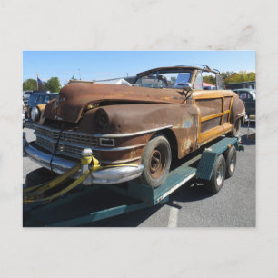 Cartão Postal Carro Enferrujado