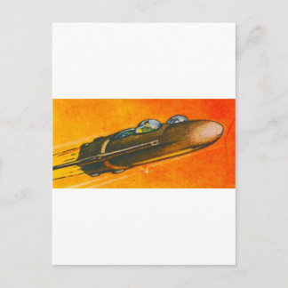 Cartão Postal Carro espacial