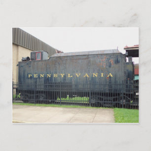 Cartão Postal Carro Ferroviário.  Strasburg Railroad