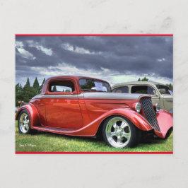 Cartão Postal Carro Hotrod Clássico