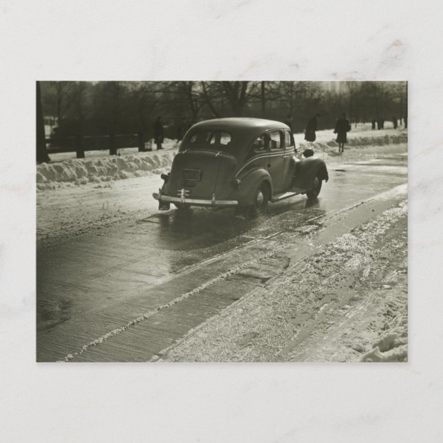 Cartão Postal Carro na estrada (Frente)