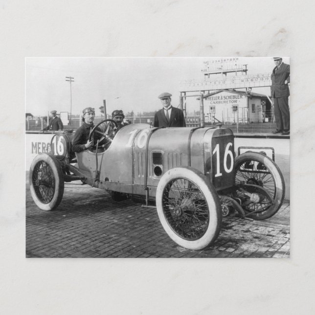 Cartão Postal Carro Race 1913 (Frente)