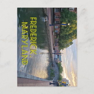 Cartão Postal Carroll Creek Frederick Maryland #2