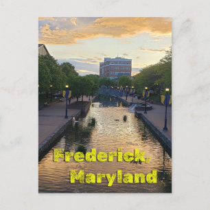 Cartão Postal Carroll Creek Frederick Maryland #5