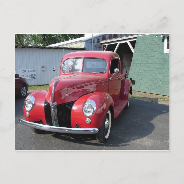 Cartão Postal Carros Clássicos (Frente)