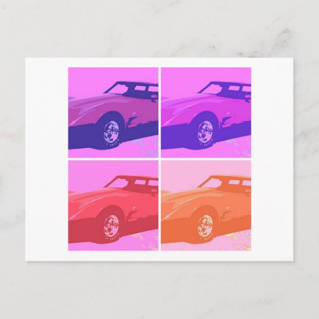 Cartão Postal Carros Clássicos 1979 (Frente)