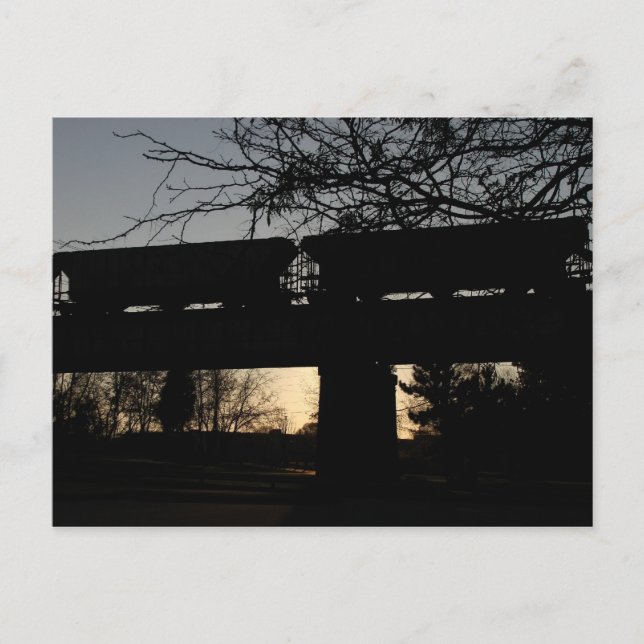 Cartão Postal Carros de Gondola TennBridge (Frente)