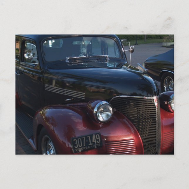 Cartão Postal Carros de ontem (Frente)