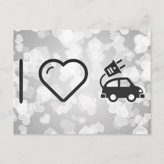 Cartão Postal Carros Elétricos Legais