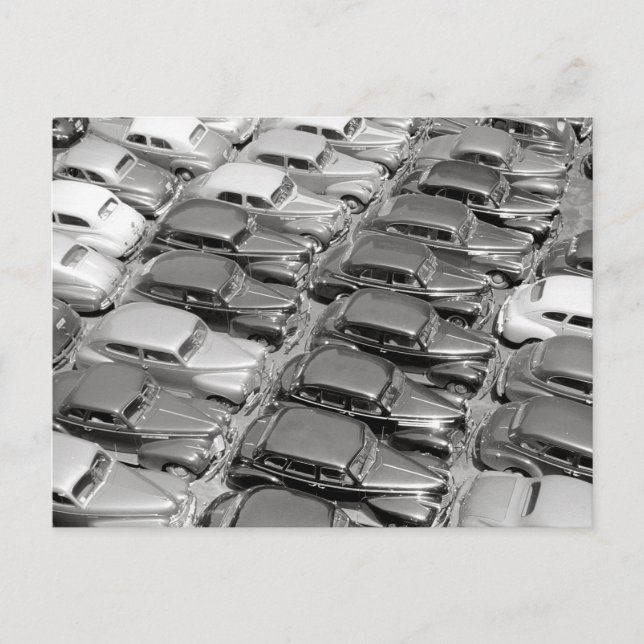 Cartão Postal Carros em Chicago, 1941 (Frente)