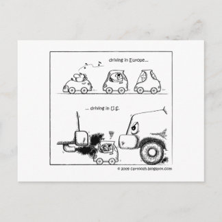 Cartão Postal Carros inteligentes nos Estados Unidos
