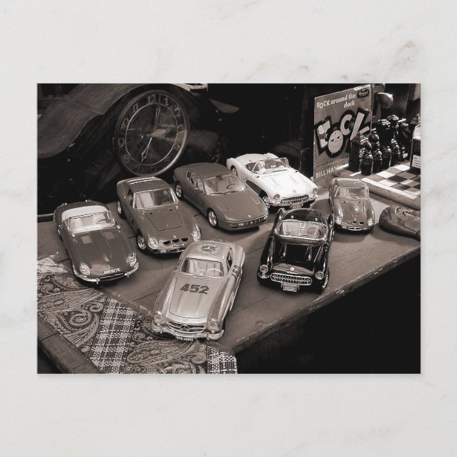 Cartão Postal Carros modelo (Frente)