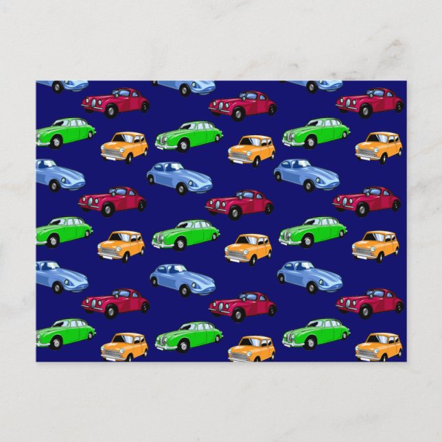 Cartão Postal Carros personalizáveis (Frente)
