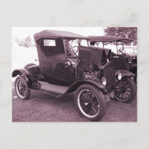 Cartão Postal carros vintage