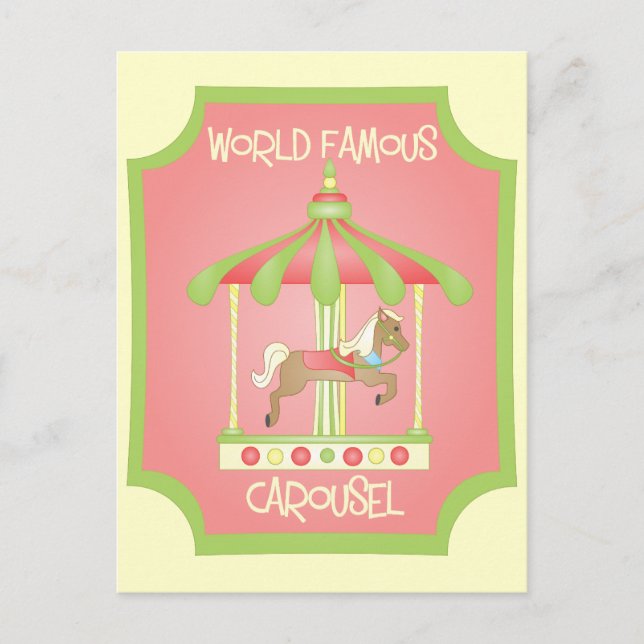 Cartão Postal Carrossel (Frente)