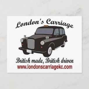 Cartão Postal Carruagem de Londres
