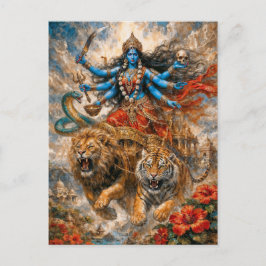 Cartão Postal Carruagem Divina Kali