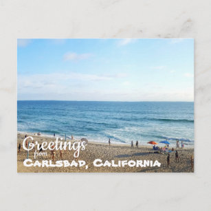 Cartão Postal Carscard postal da Califórnia em Carlsbad State Be