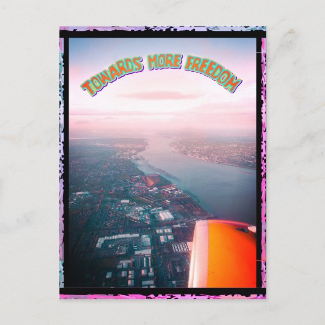 Cartão Postal Carta da Junção Nº 36: Voando para a Liberdade (Frente)