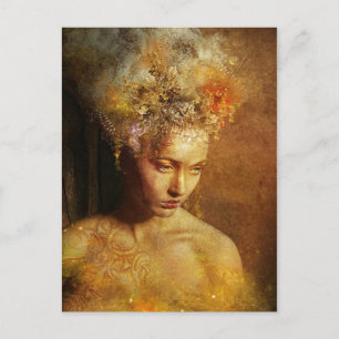 Cartão Postal Carta da Summa Sacerdotisa da Terra