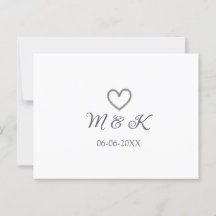 Carta moderna do nome do casal de casamento do Sil