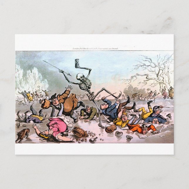 Cartão Postal Carta postal da Morte por Gelo (Frente)