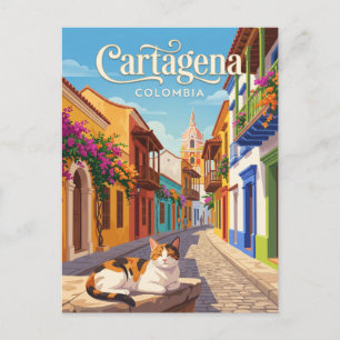 Cartão Postal Cartagena Colômbia