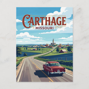 Cartão Postal Cartago Missouri