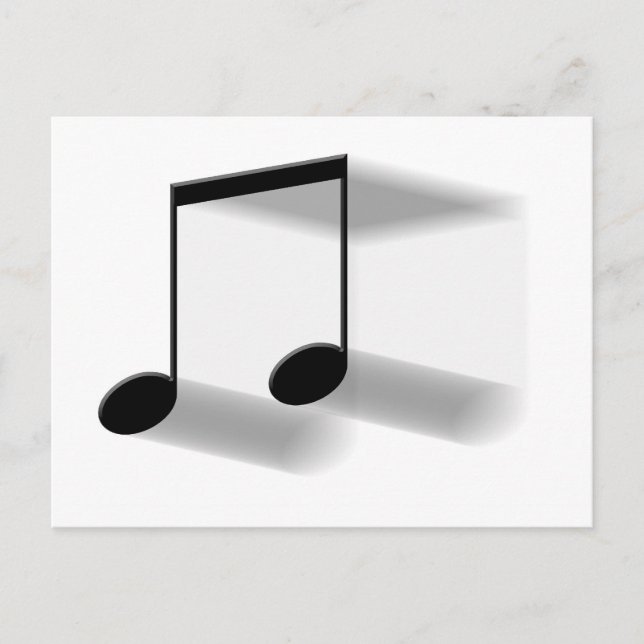 Cartão Postal Cartão-Blur de 8ª Nota (Frente)