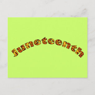 Cartão Postal Cartão: Juneteenth