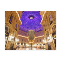 Cartão: Milão dourada