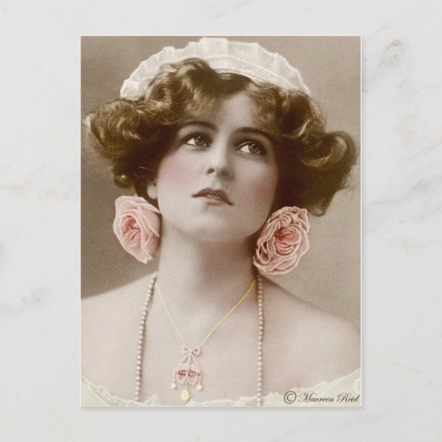 Cartão Postal Cartão-postal 10 com a mão do victoriano Edwardian (Frente)