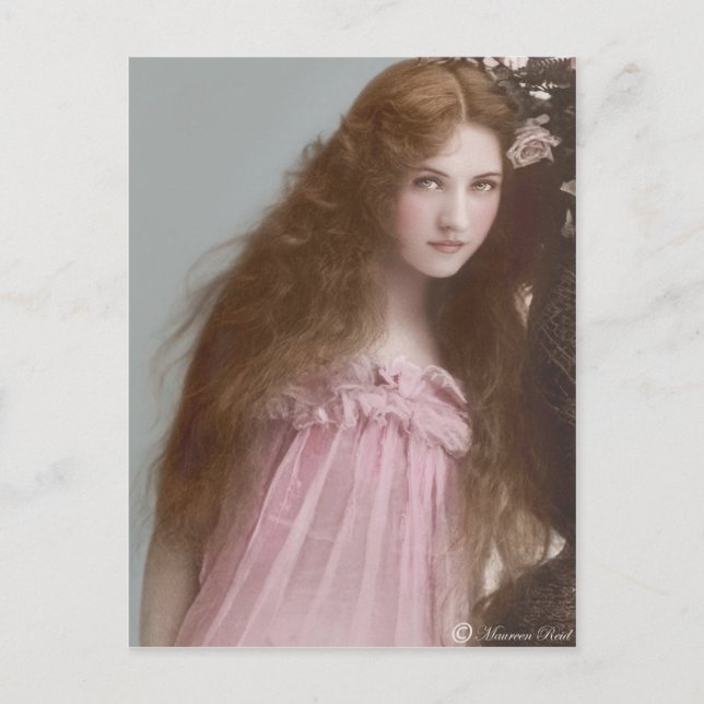 Cartão Postal Cartão-postal 1 com pintura à mão da Sepia, Edward (Frente)