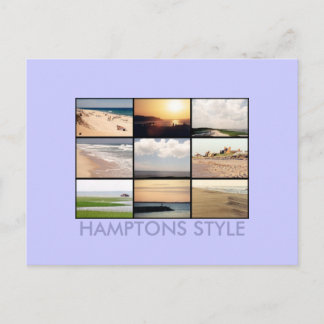 Cartão Postal Cartão-postal 2 do estilo Hamptons