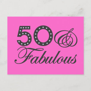 Cartão Postal Cartão-postal 50 e fabuloso