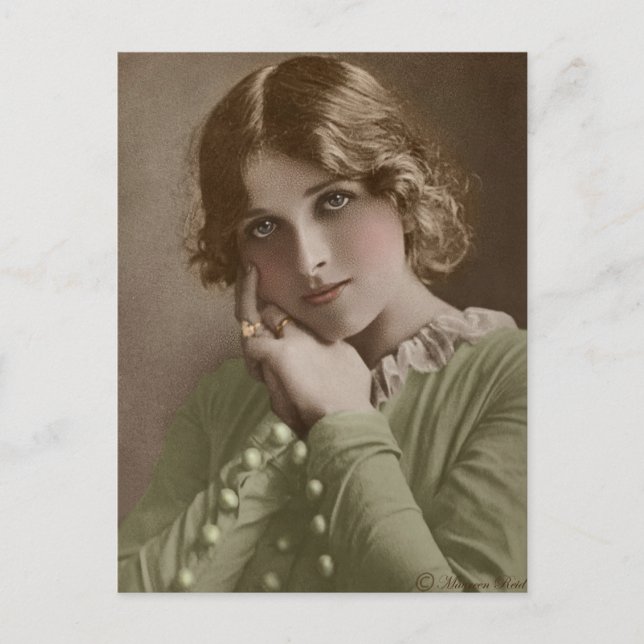 Cartão Postal Cartão-postal 6 com pintura à mão da Sepia, Edward (Frente)