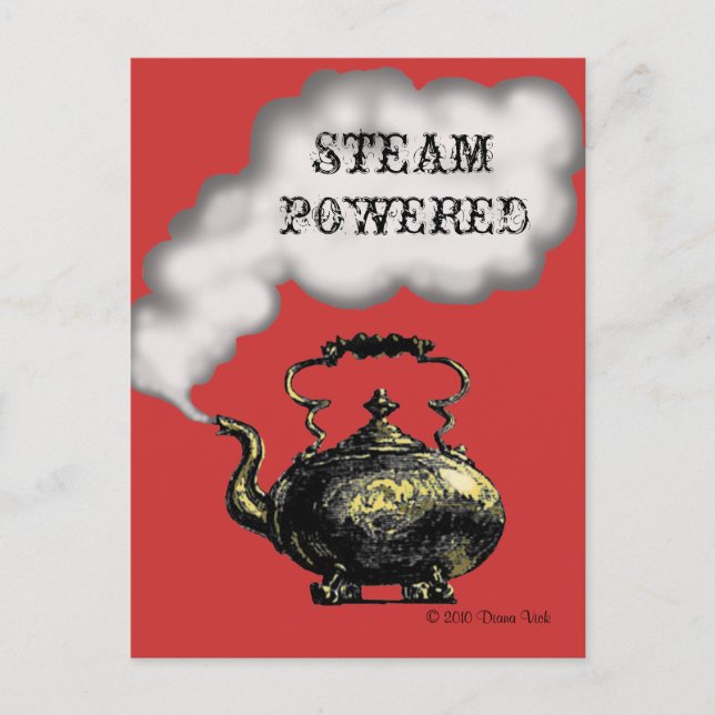 Cartão Postal Cartão-postal a vapor (Frente)