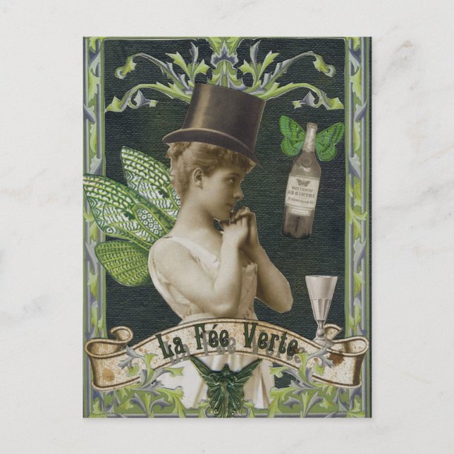Cartão Postal Cartão-postal Absinthe Fairy (Frente)