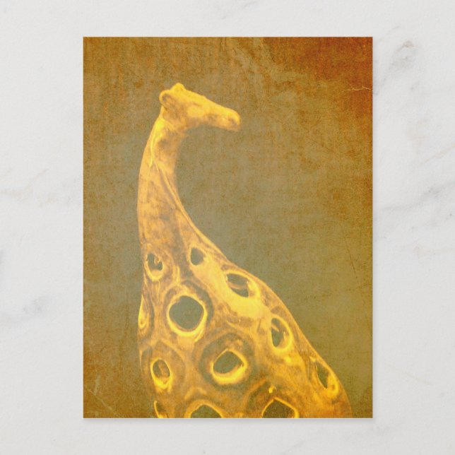 Cartão Postal Cartão-postal Abstrato Giraffe (Frente)