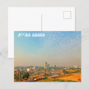Cartão Postal Cartão-postal Accra Gana