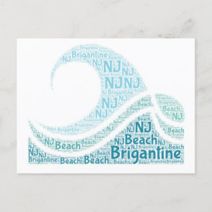 Cartão Postal Cartão-postal Adorável de Brigantine, NJ