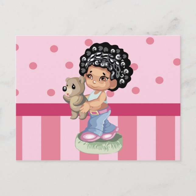 Cartão Postal Cartão-postal afro-americano (Frente)