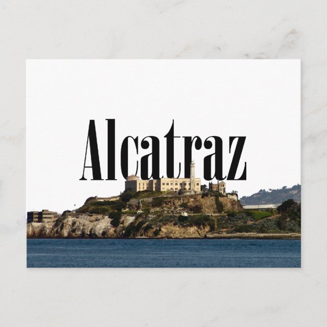 Cartão Postal Cartão-postal Alcatraz com Alcatraz no Céu (Frente)