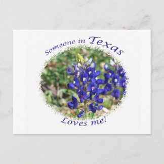 Cartão Postal Cartão-postal "Alguém no Texas me ama"