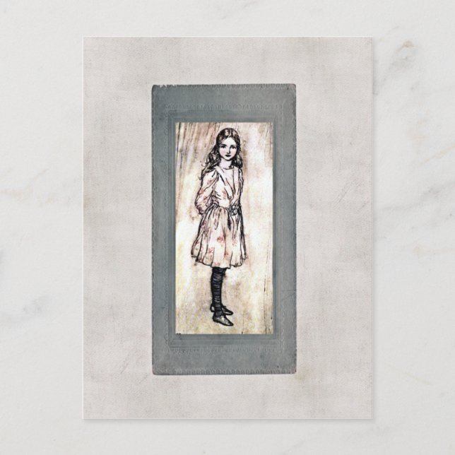 Cartão Postal Cartão-postal Alice In Wonderland (Frente)